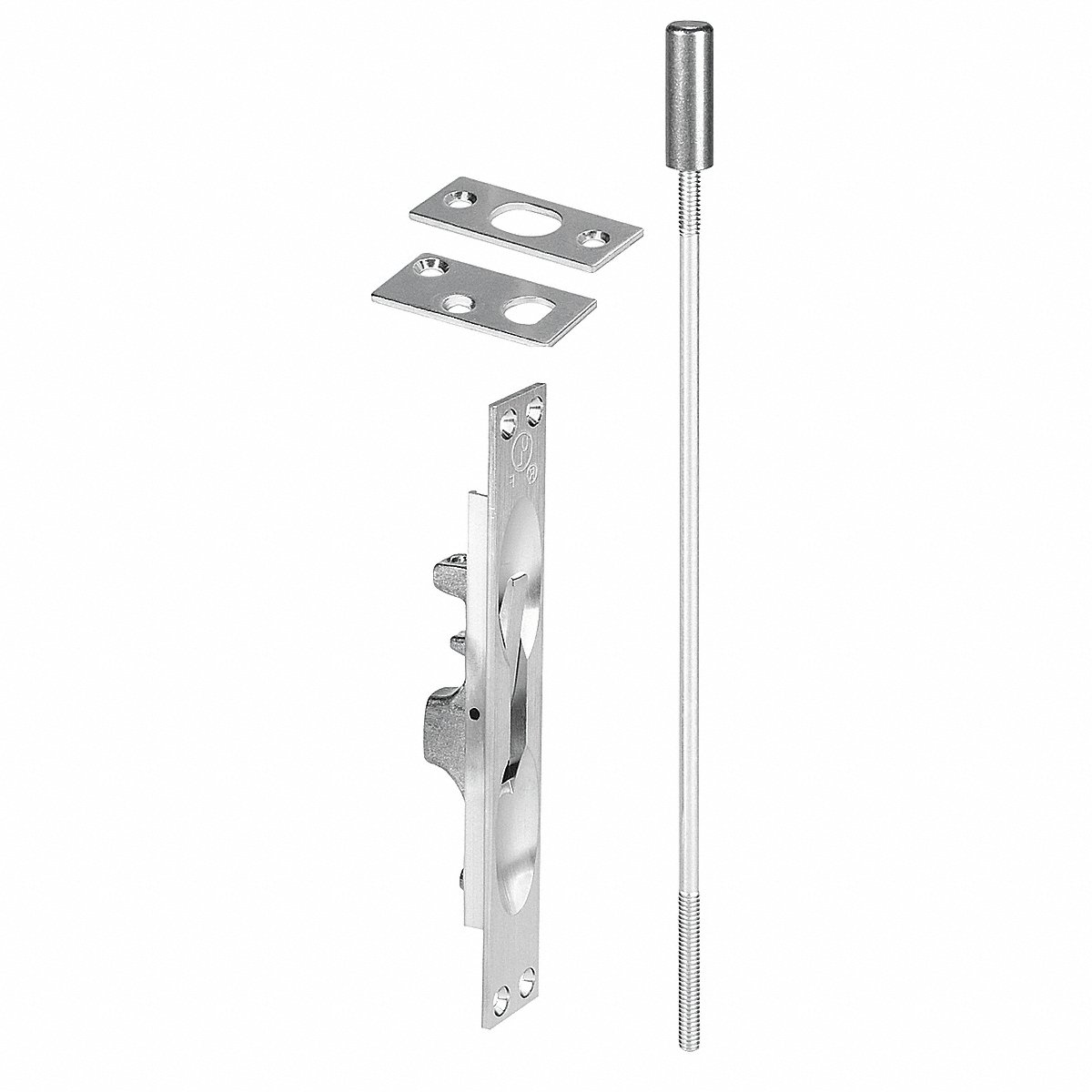 Rockwood Lever Extension Flush Bolt Satin Chrome (555.26D)
