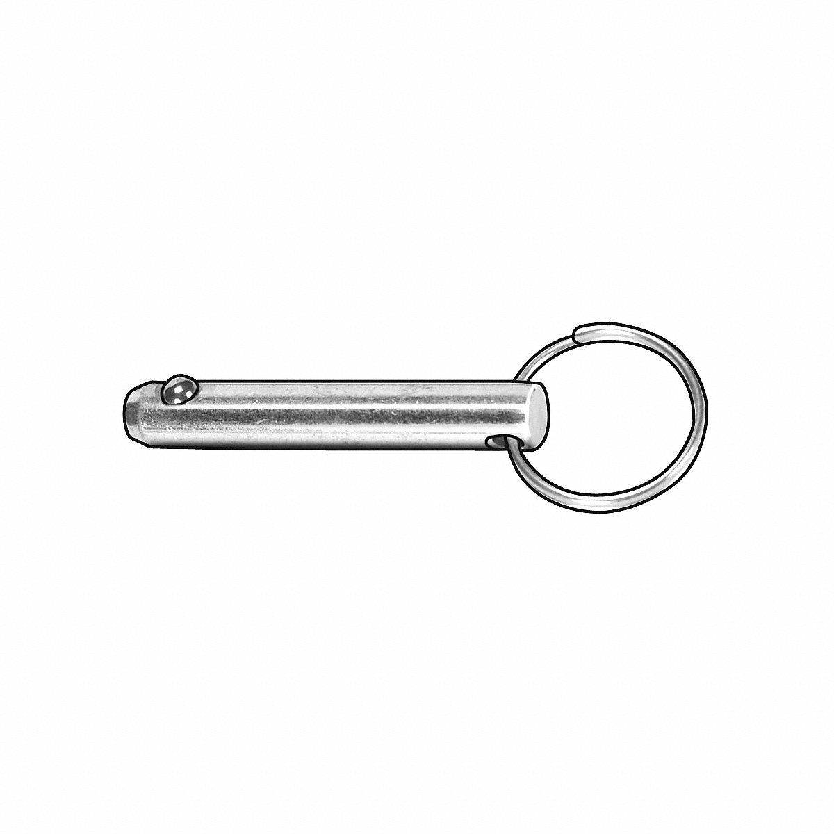 Ring Pin Detent 3/16 x 1 In PK10 (30-01)