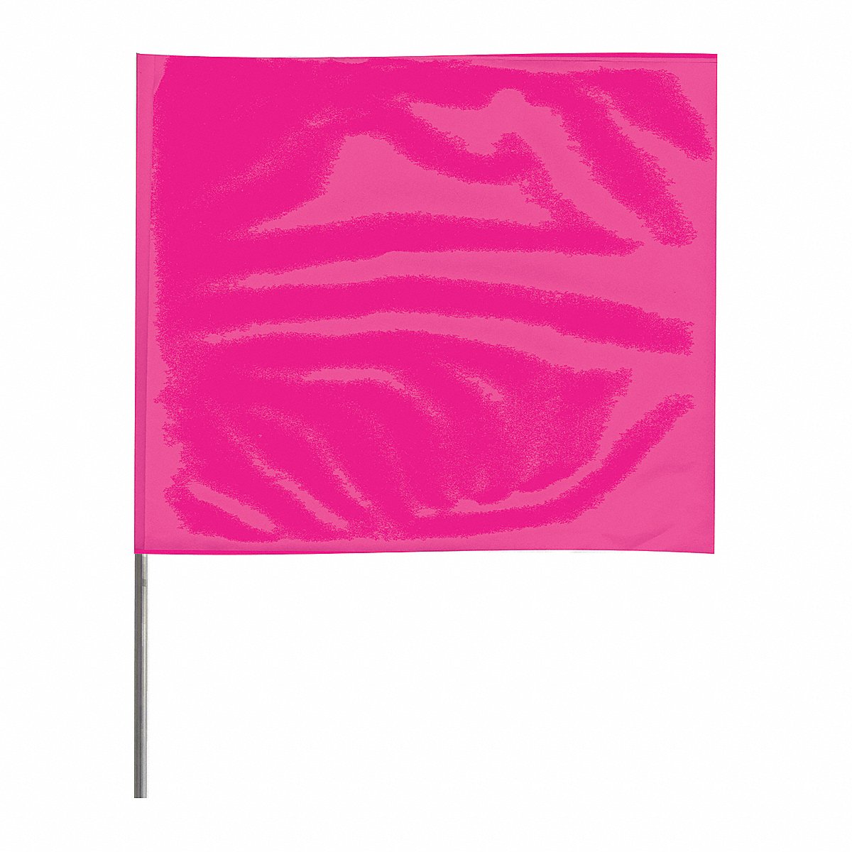 Presco Polymers Opco, Inc. Marking Flag, 15", Glo Pink, Pvc, Pk100, 15" (4515PG-200)