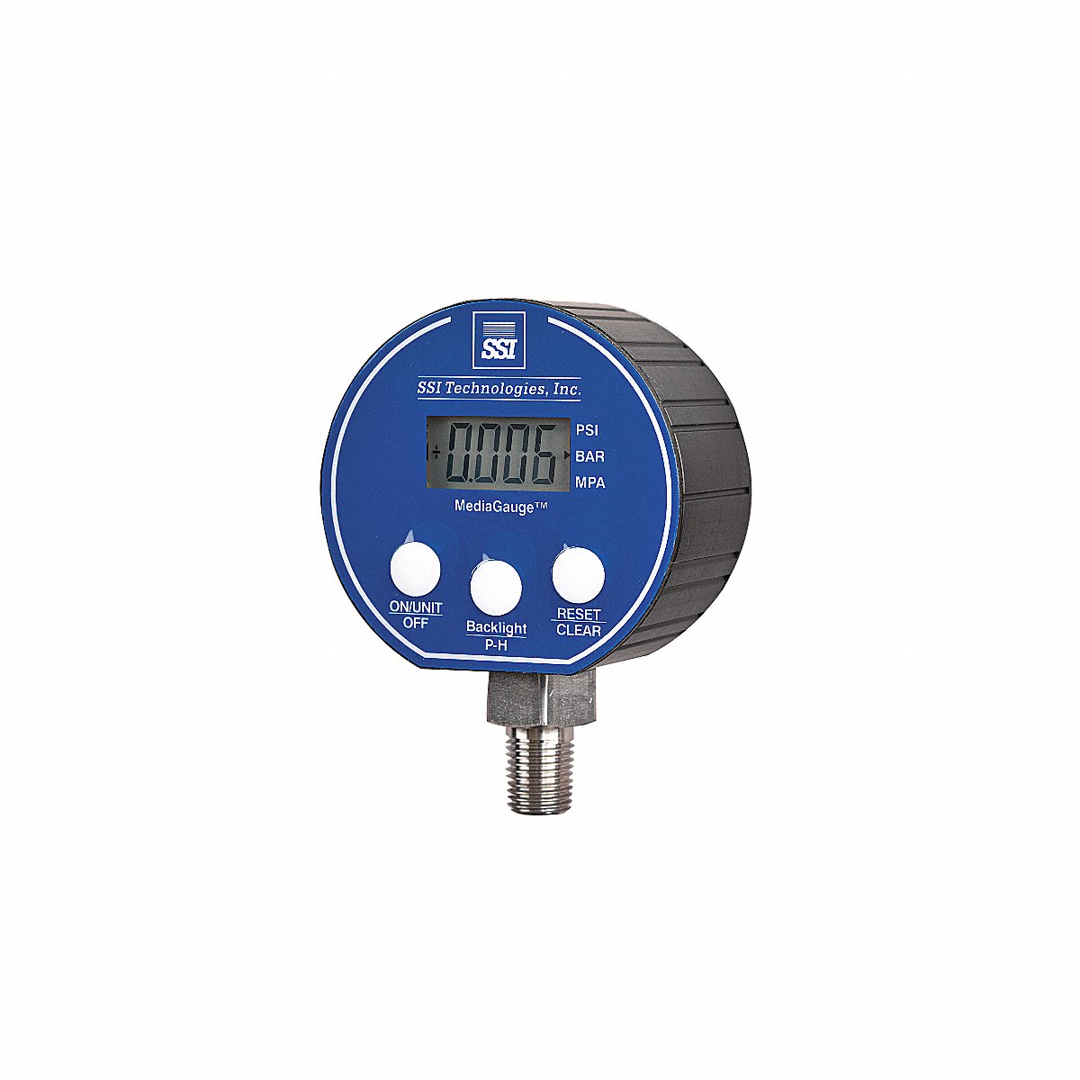 SSI Digital Pressure Gauge, 50 PSI, MG-9 V (MG-50-A-9V-R)