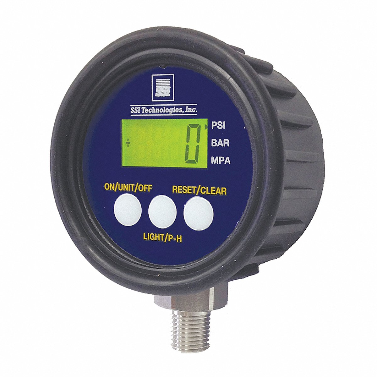 SSI Digital Pressure Gauge, 100 PSI, MG 1-9 V (MG1-100-A-9V-R)
