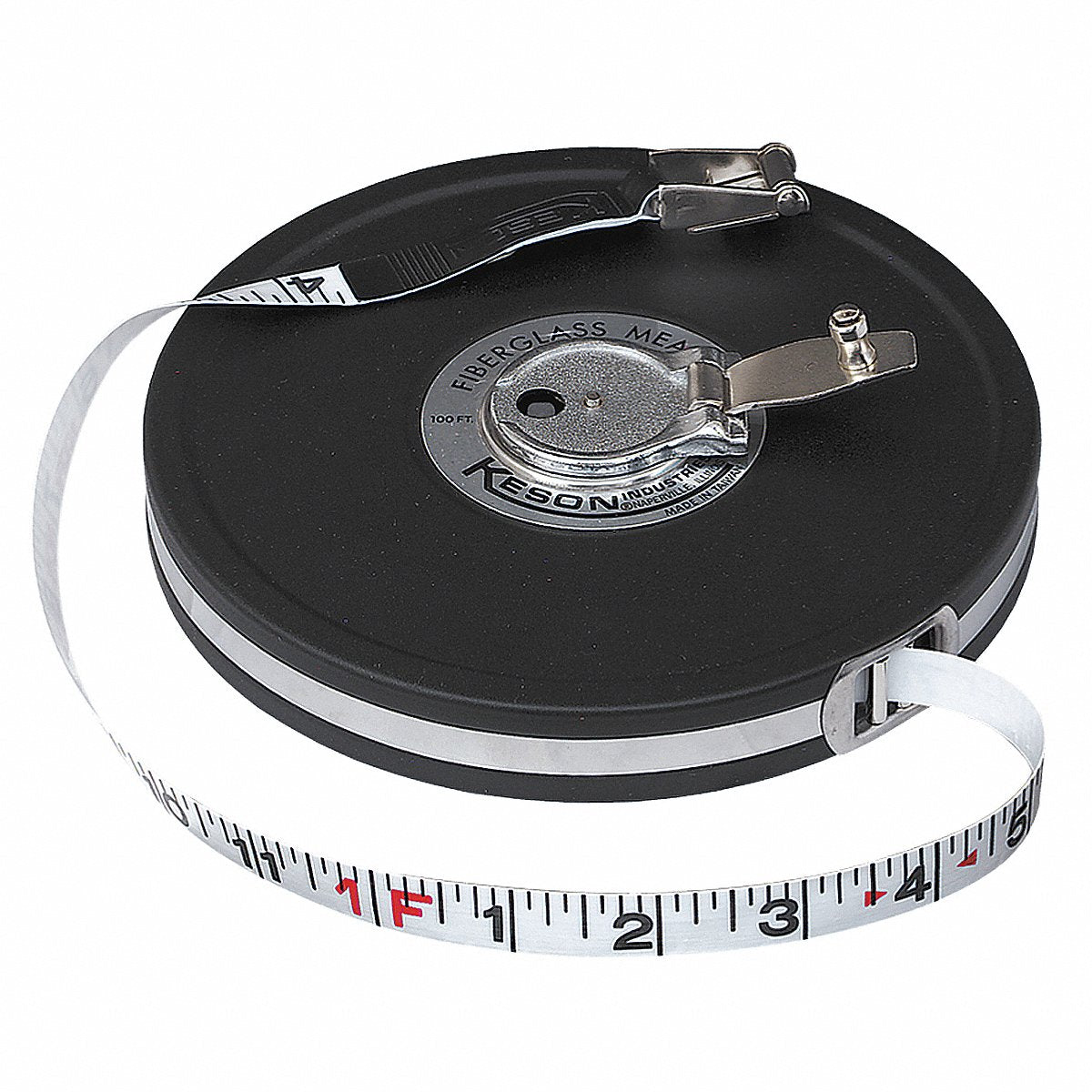 Keson Long Tape Measure, 1/2" x 100 ft, Black (MC-1810-100)