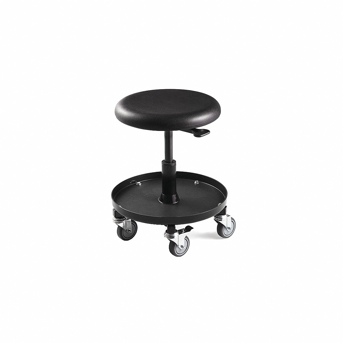 Bevco Round Stool, 5-Star Base, Black, 27" Height (3357)