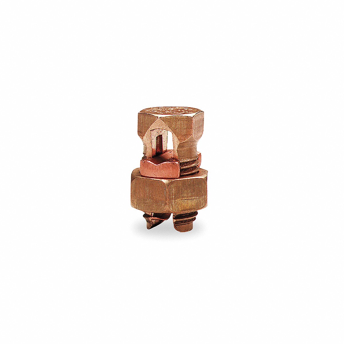 Blackburn Split-Bolt Connector, Plain Bronze, Hex Head (20H)