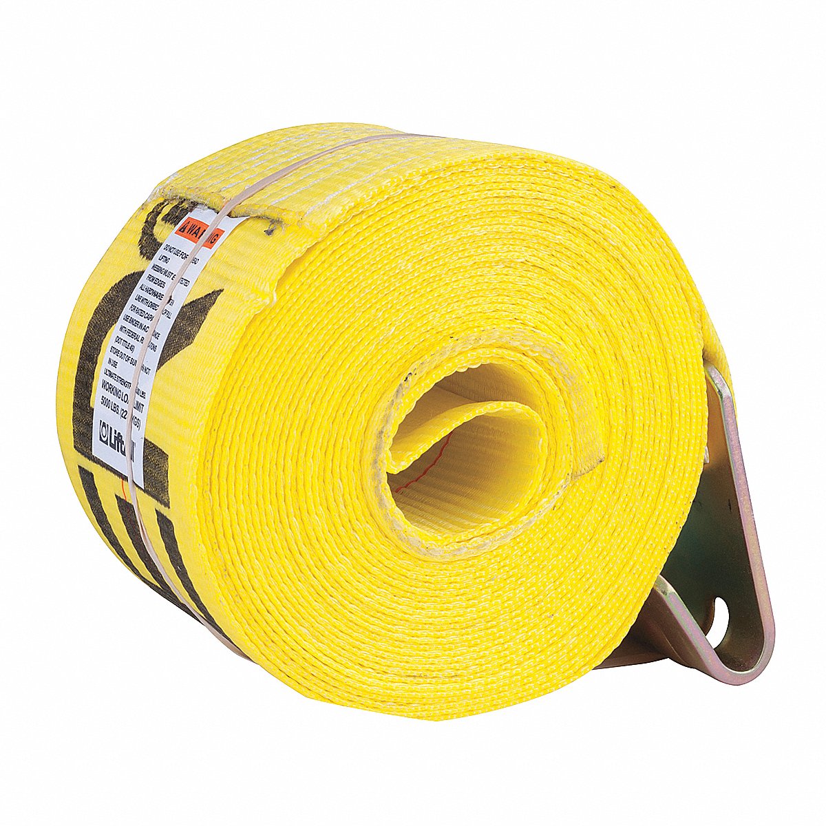 Lift-All W" Strap, Flat-Hook, Yellow (61202)