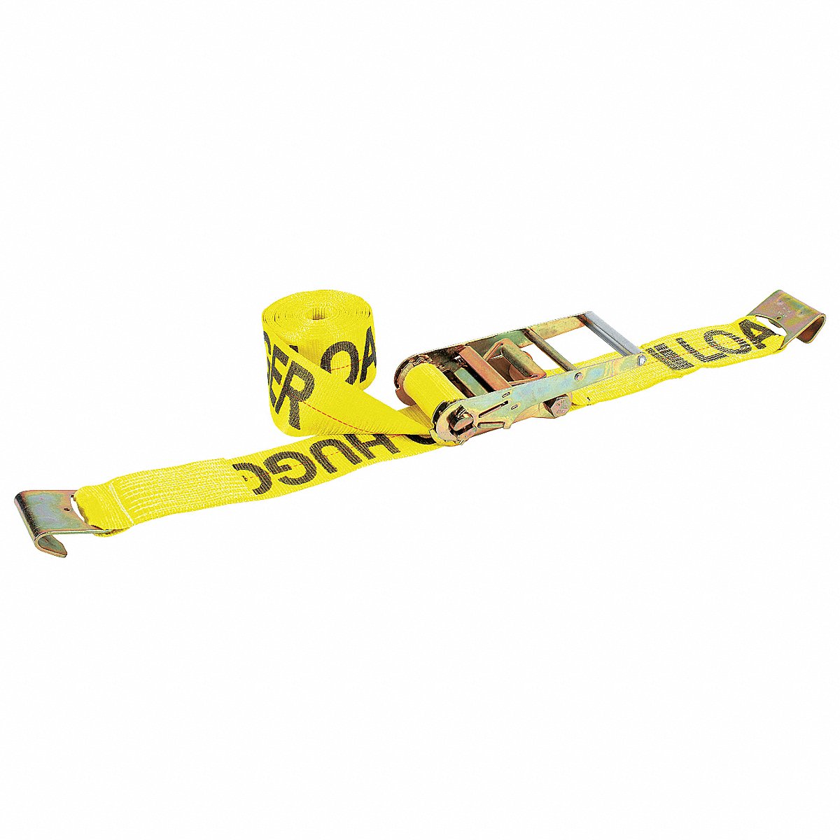 Lift-All Tie Down Strap, Flat-Hook, Yellow (26425)