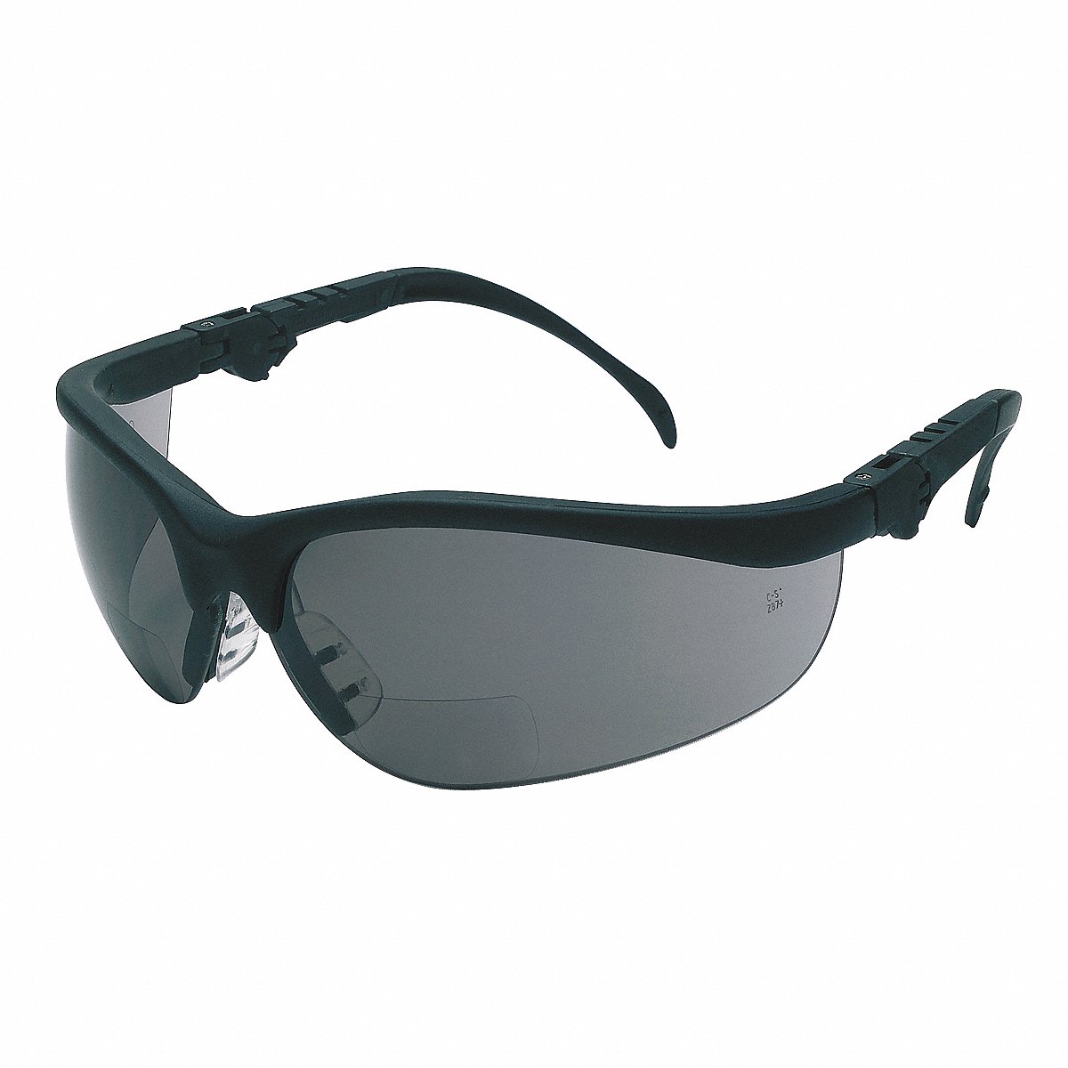 MCR Safety Reader Safety Glasses, Gray Lens, +1.5 (K3H15G)