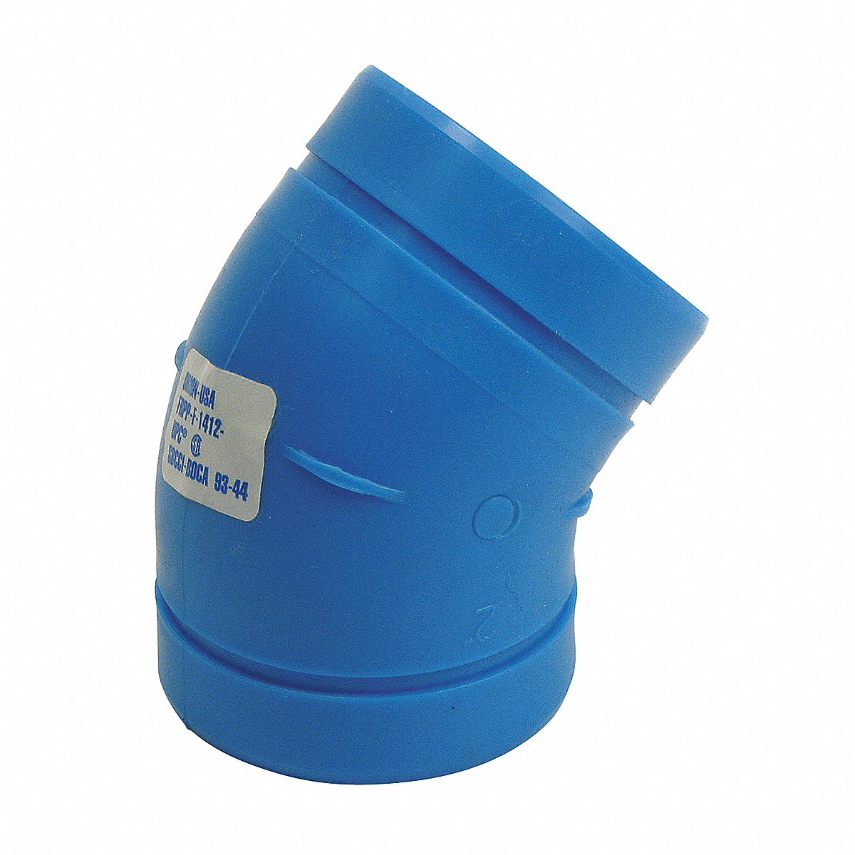 Orion 45° Elbow, 1-1/2", No-Hub, Schedule 80, 80 PSI (710000)