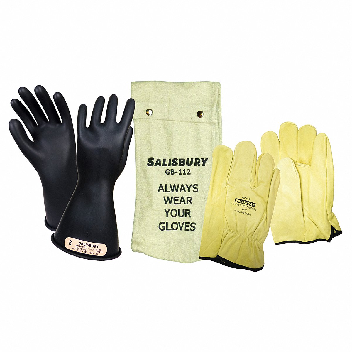 Salisbury Electrical Glv Kit, 500Vac/750Vdc, 9, Pr1 (GK0011B/9)