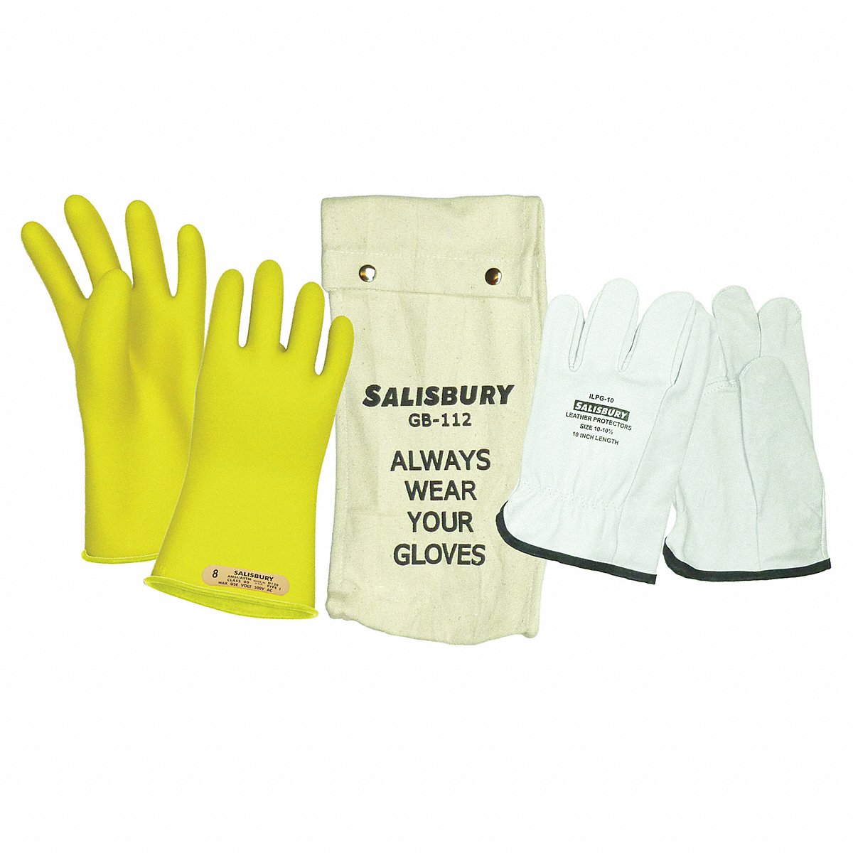 Salisbury Electrical Glv Kit, 1000Vac/1500Vdc, Pr1 (GK011Y/10)