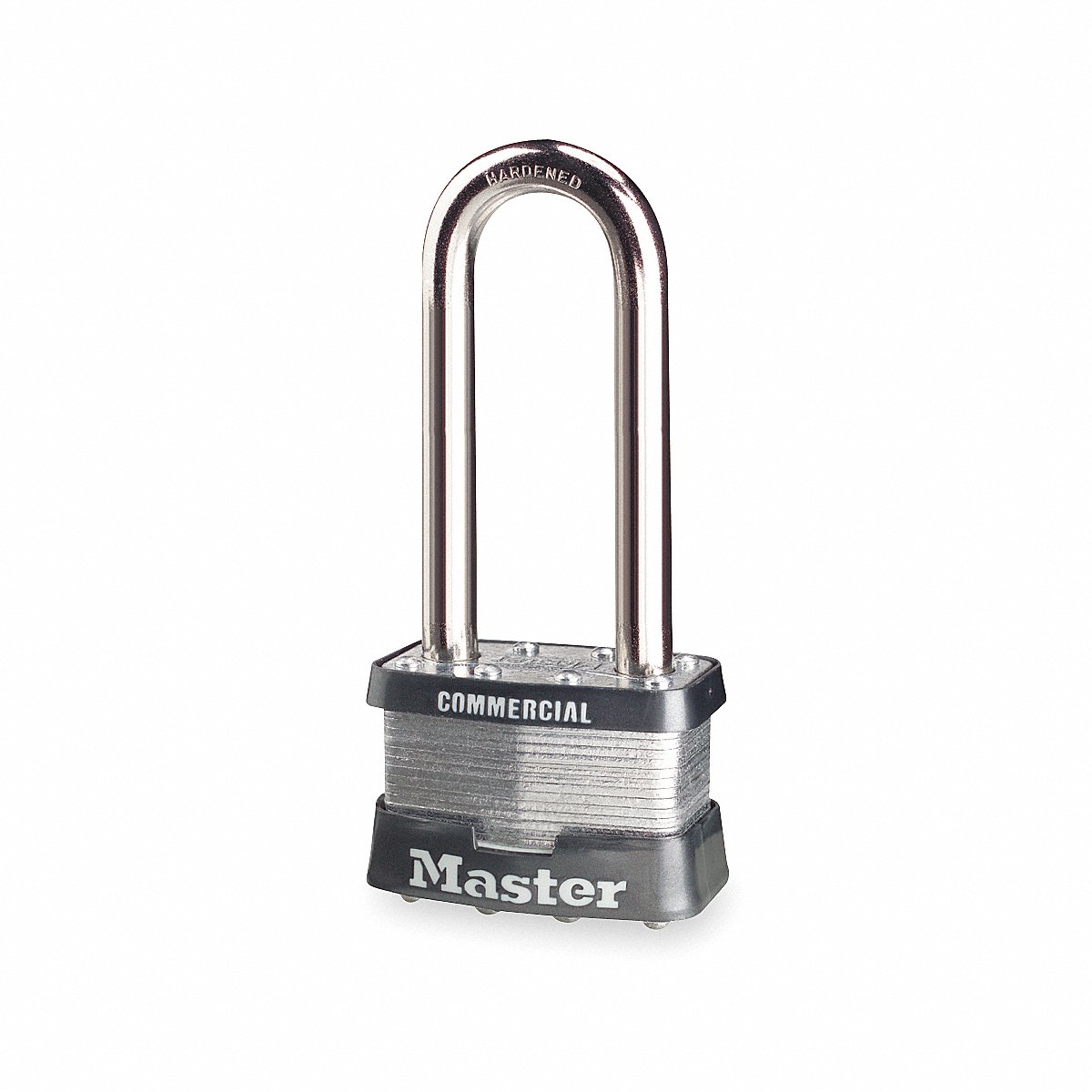 Master Lock Keyed Padlock, 15/16", Rectangular, Silver (5KALJ)