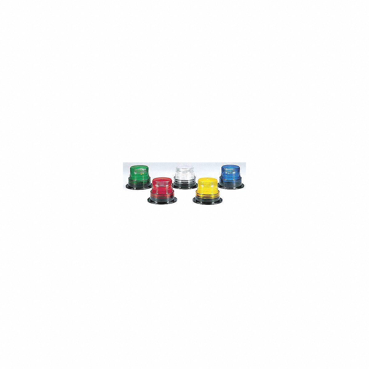 Federal Signal Low Profile Warning Light, Strobe, Blue (LP6-120B)