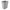 Rubbermaid Commercial Products Wastebasket, Rectangular, 3-1/4 Gal., Gray (FG295500GRAY)