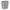 Rubbermaid Commercial Products Wastebasket, Rectangular, 7 Gal., Gray (FG295600GRAY)