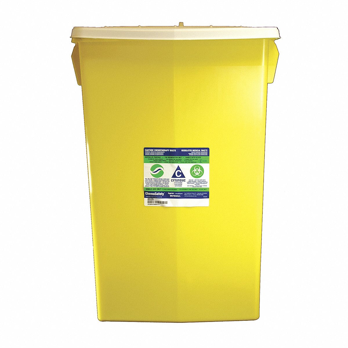 Covidien Chemo Waste Container Yellow 18 gal (S18C019989)