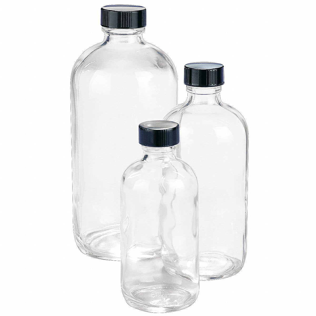 Kimble Bottle 206 mm H Clear 94 mm Dia PK12 (5113233B)