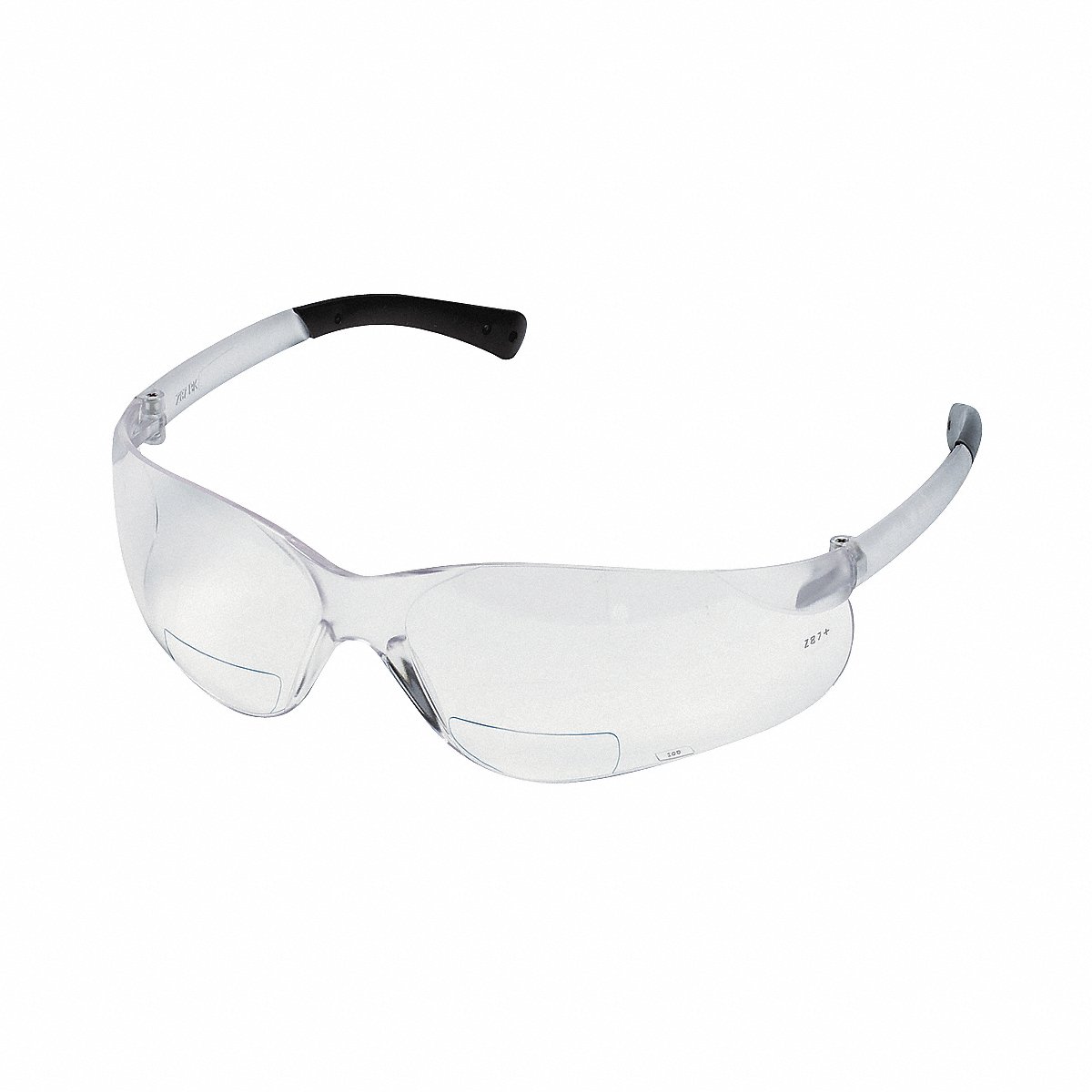 MCR Safety Reader Safety Glasses ClearLens +2.50 (BKH25)