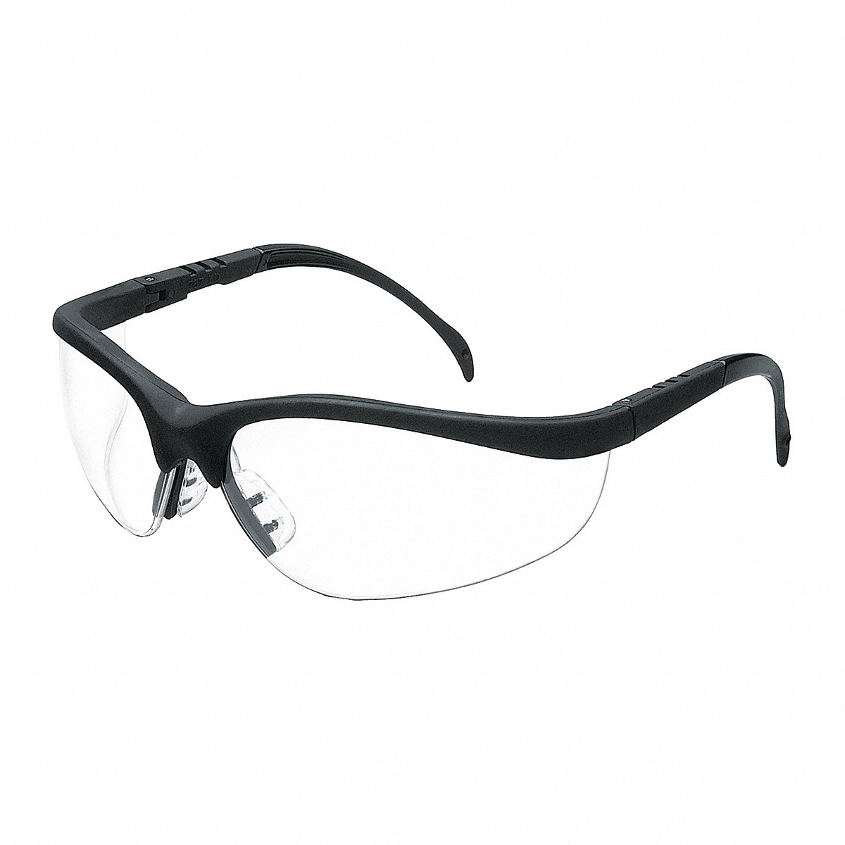 Mcr Safety Safety Glasses, Clear, Anti-Fog, Black (KD110AF)