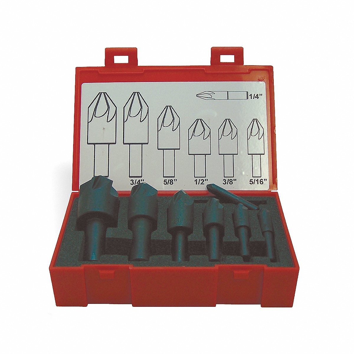 Keo Countersink Set 7 PC 6 FL 100 Deg Cobalt (919-000-035)