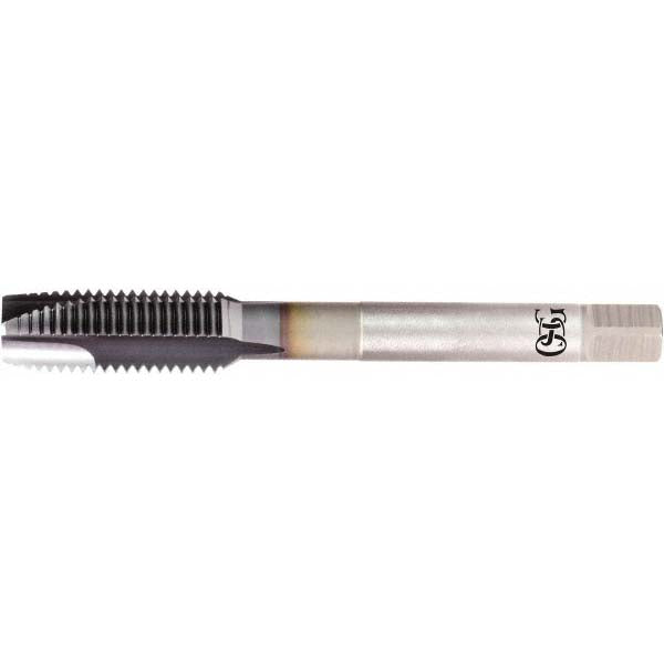 OSG 1651506408 Spiral Point Tap: 7/16-28 UNEF, 3 Flutes, Plug, 3B Class of Fit, Powdered Metal, V Coated