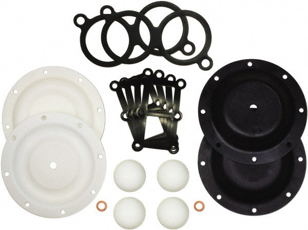 SandPIPER 476.197.354 Diaphragm Pump Fluid Section Repair Kit: Santoprene, Includes Check Balls, Diaphragms & Gasket, Use with S1F Non-Metallic