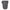 Rubbermaid Commercial J 2223 Trash Can Black 32 gal Plastic (1867531)