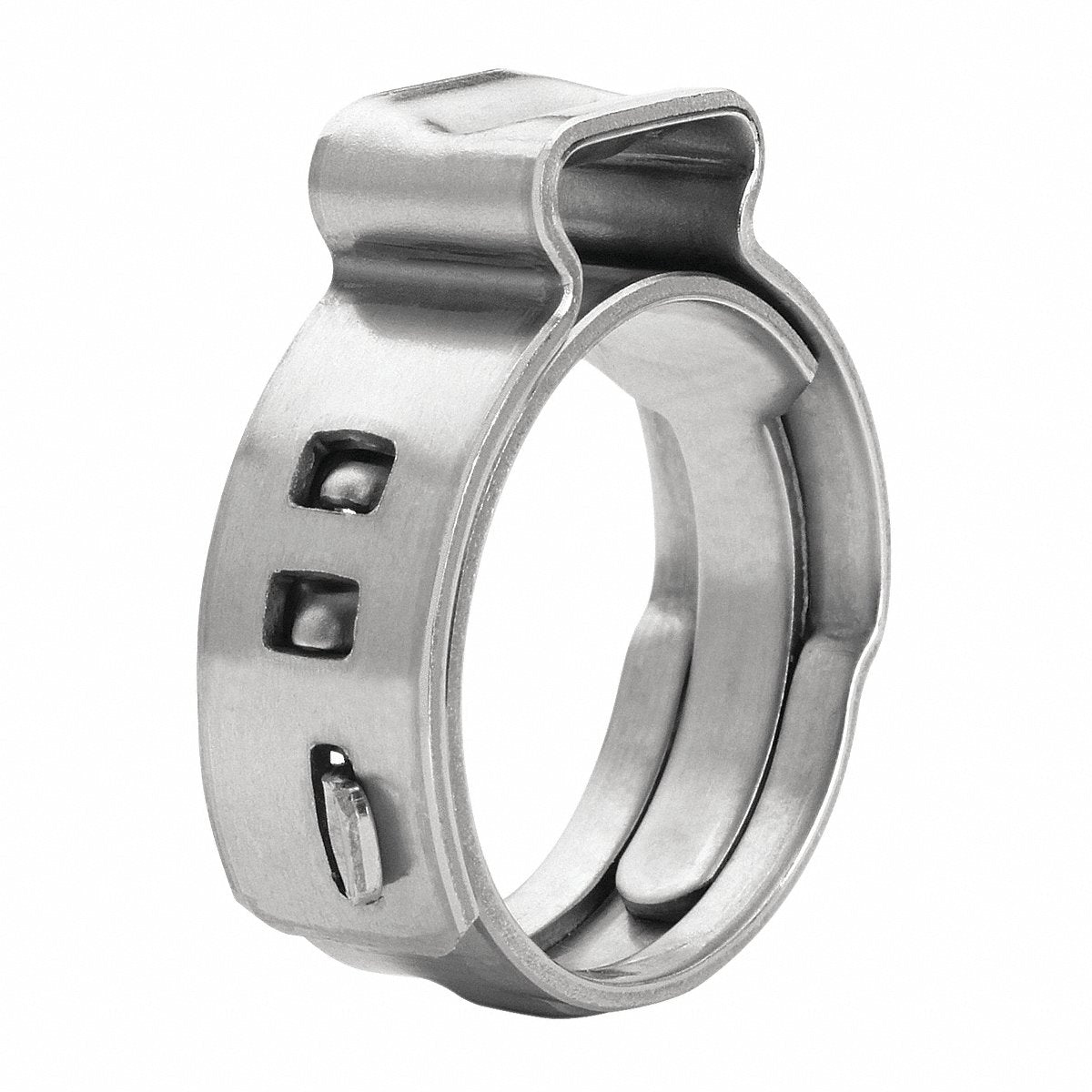 Oetiker Single-Ear Clamp, Ss, 11/16"Max Od, Pk100, 16" (16707872-100GRAG)