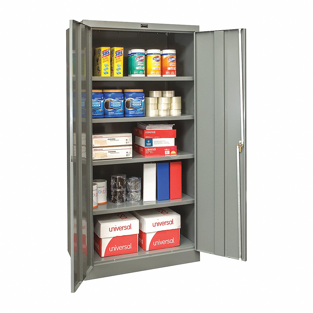 List Industries Inc Dba Hallowell Strg Cab, 78"X36"X24", Drkgry, 4Shlv, 78" (410S362478A-HG)