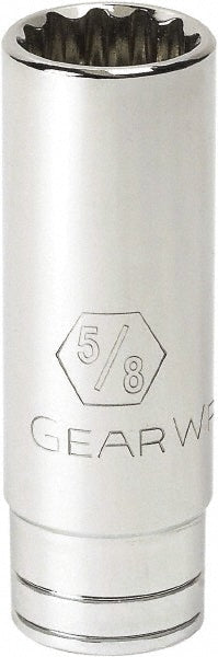 GEARWRENCH 80372 Deep Hand Socket: 3/8" Drive, 13/16" Socket, 6-Point