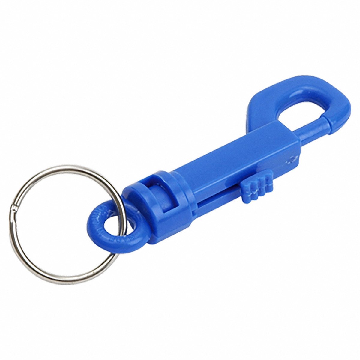 Lucky Line Plastic Key Clip Blue 3 1/2 in H (4FCD8) - Pack of 10