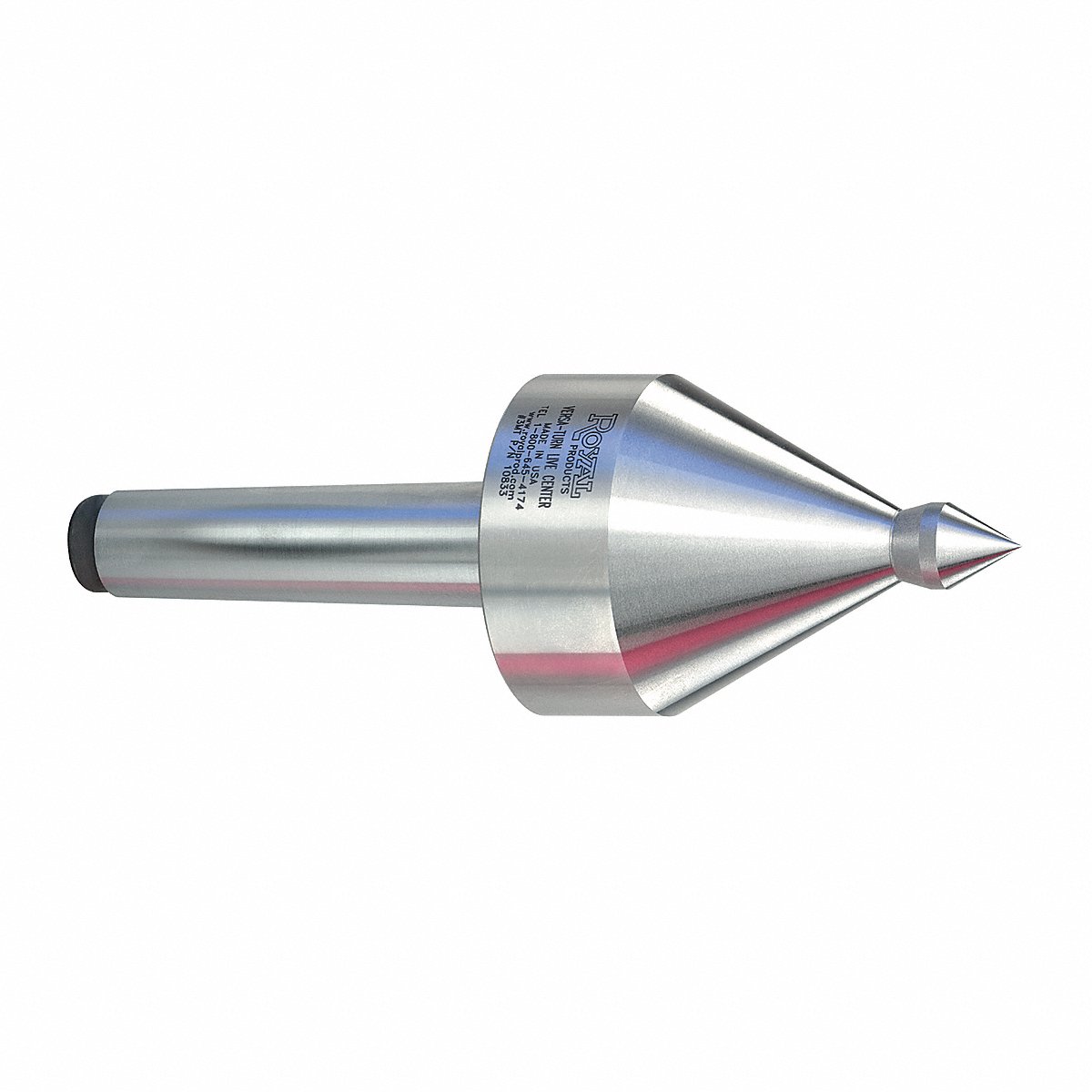 Royal Products Live Center, Taper, Standard Point (10836)