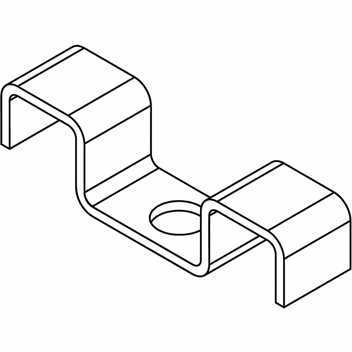 Fibergrate Grating Clip 316 Stainless Steel PK25 (710130/25)