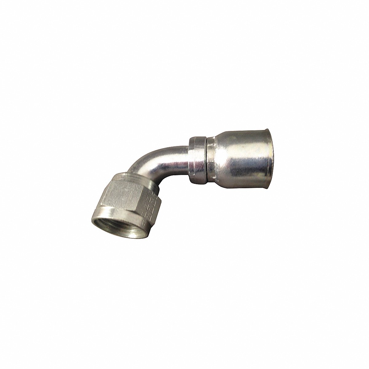 Aeroquip Crimp Fitting, 90Deg, 3/4" Id, 1-1/16", Fjic, 4" (FJ3250-1212S)