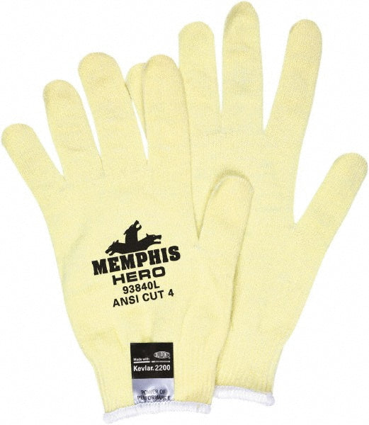 MCR Safety 93840S Cut & Abrasion-Resistant Gloves: Memphis 93840, Cut A6, Puncture 0, Abrasion 3, 13 ga, Size Small
