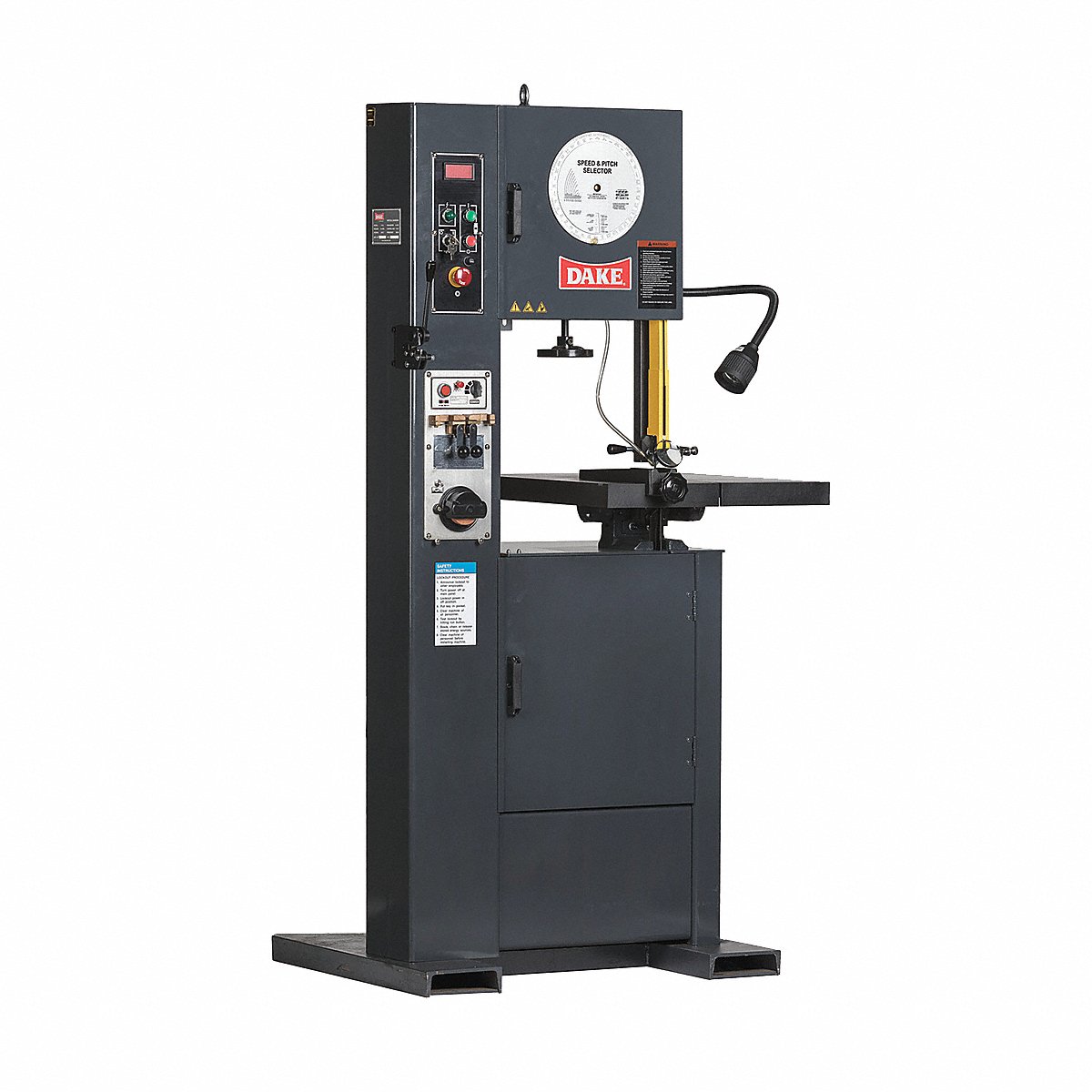 Dake Corporation Band Saw, Vertical, 82 To 3950 Sfpm (987030-2)