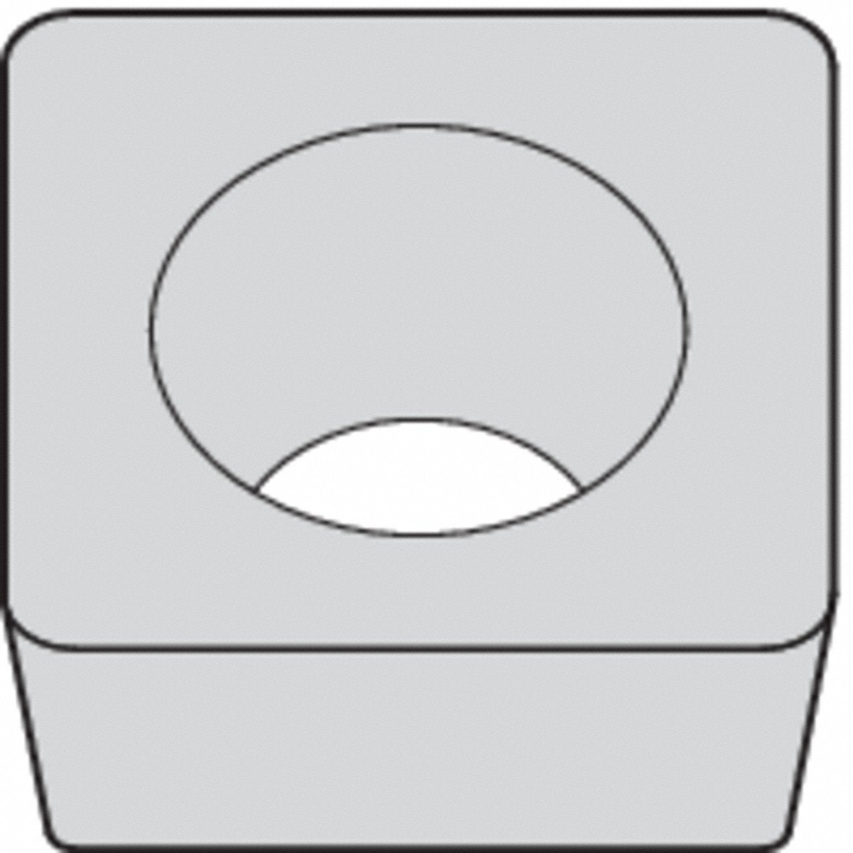 Widia Square Turning Insert SCMW Carbide (SCMW321 THM) - Pack of 5