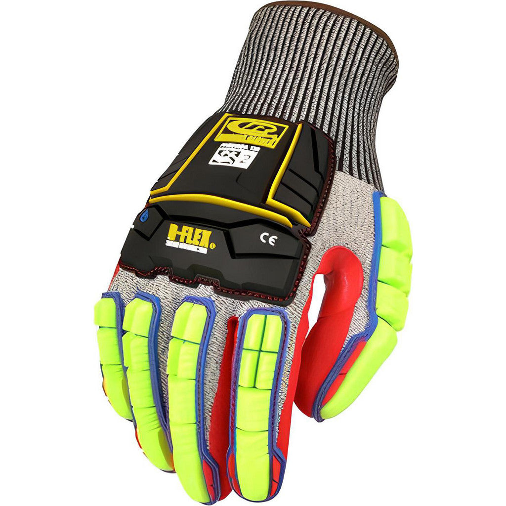 Ringers Gloves 065G-10 Cut, Puncture & Abrasion-Resistant Gloves: Ringers R065, Cut A5, Puncture 5, Abrasion 5, 13 ga, Size Large, 10" Long