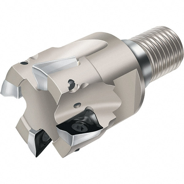 Walter 5045269 Indexable Square-Shoulder End Mill: F4042.T36.040.Z04.15, 40 mm Cut Dia, 15 mm Max Depth of Cut, T36 Modular Connection Shank
