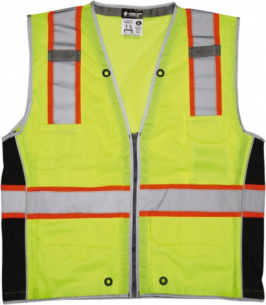 MCR Safety SURVCL2LM High Visibility Vest: Medium