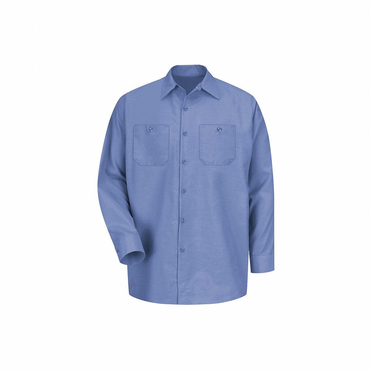 Red Kap K-7990 Long Sleeve Work Shirt, Blue, 65/35 Poly/Cotton, Extra Large (SP10GI LN L)