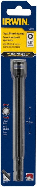 Irwin IWAF34638 Power Screwdriver Bit: Magnetic Nutsetter Bit, 3/8" Hex