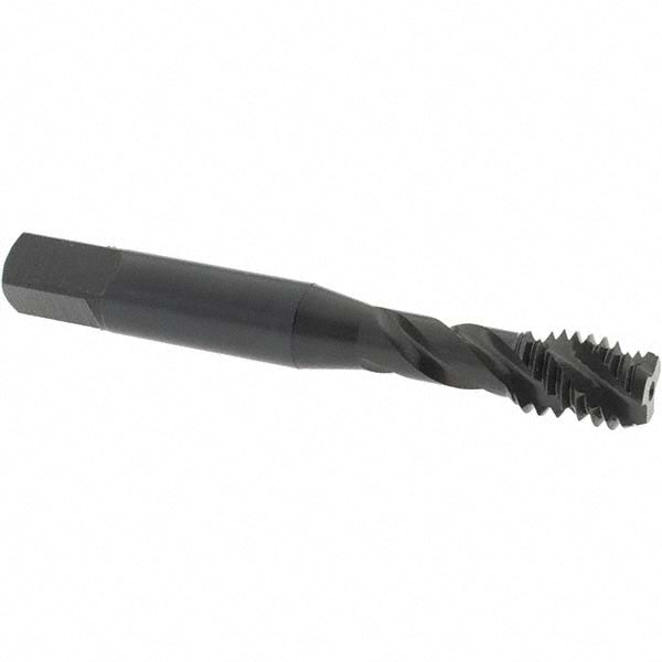 OSG 1302002201 Spiral Flute Tap: 3/8-16, UNC, 3 Flute, Bottoming Chamfer, 3B Class of Fit, Vanadium High-Speed Steel, Oxide Finish