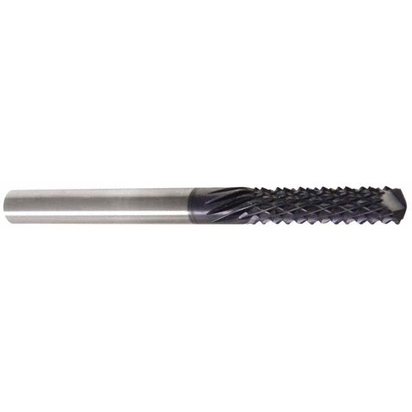 Onsrud 66-939ALTIN Diamond-Pattern Router Bit: 1/2" Dia, 1-5/8" LOC, 1/2" Shank Dia, End Mill End