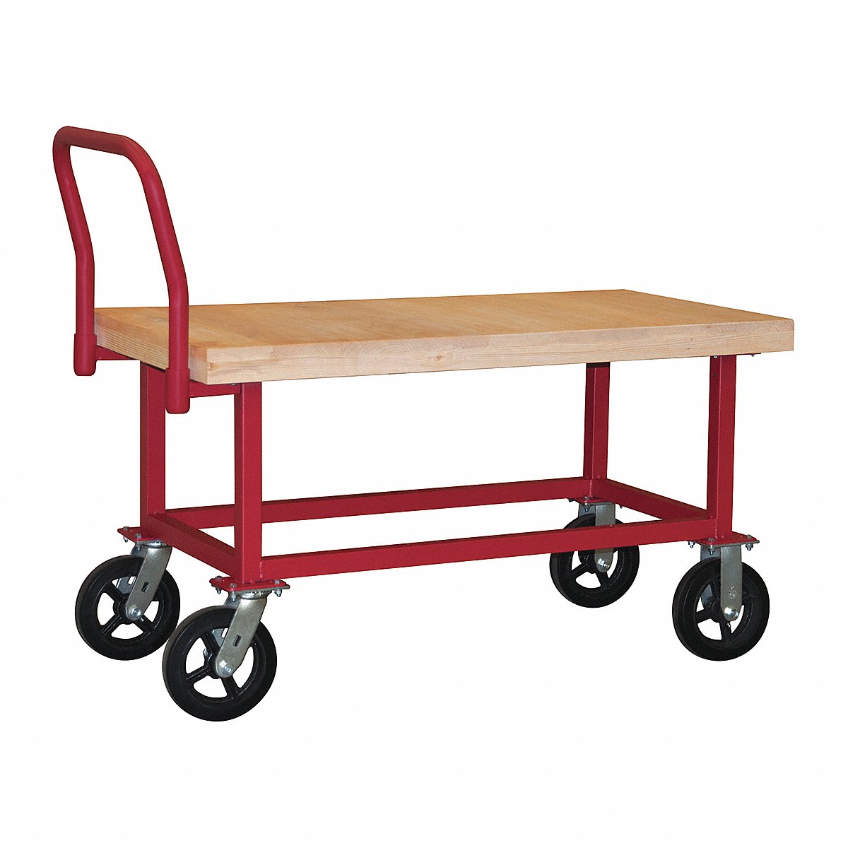 Durham Mfg Height Platform Truck, Overall 51-9/16" L, 16" (WHPT-WD-2448-8MR-17T)