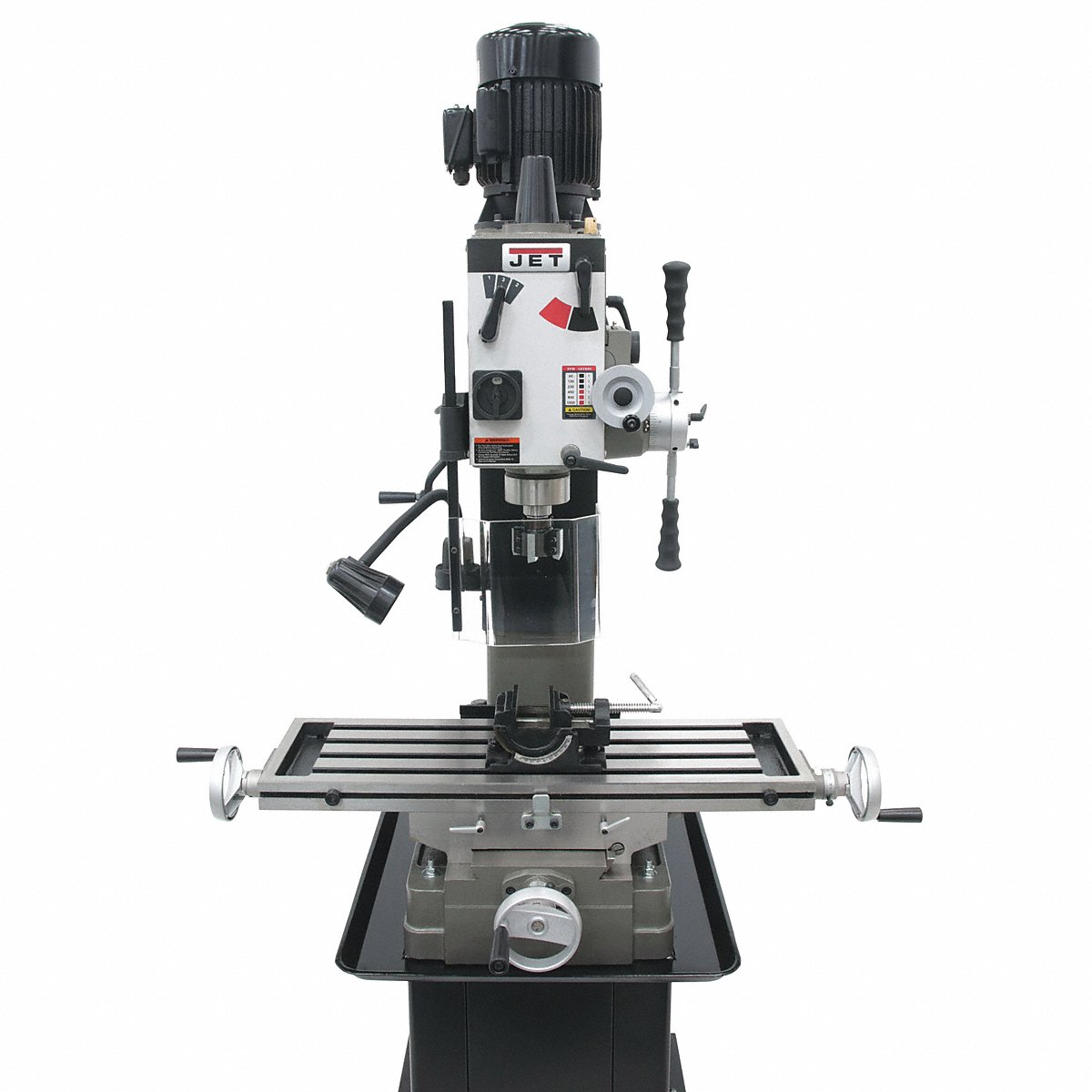 Jet Mill Drill Machine Power 1 ph 115/230 V (JMD-45VSPF) - (DRO/Power Downfeed)