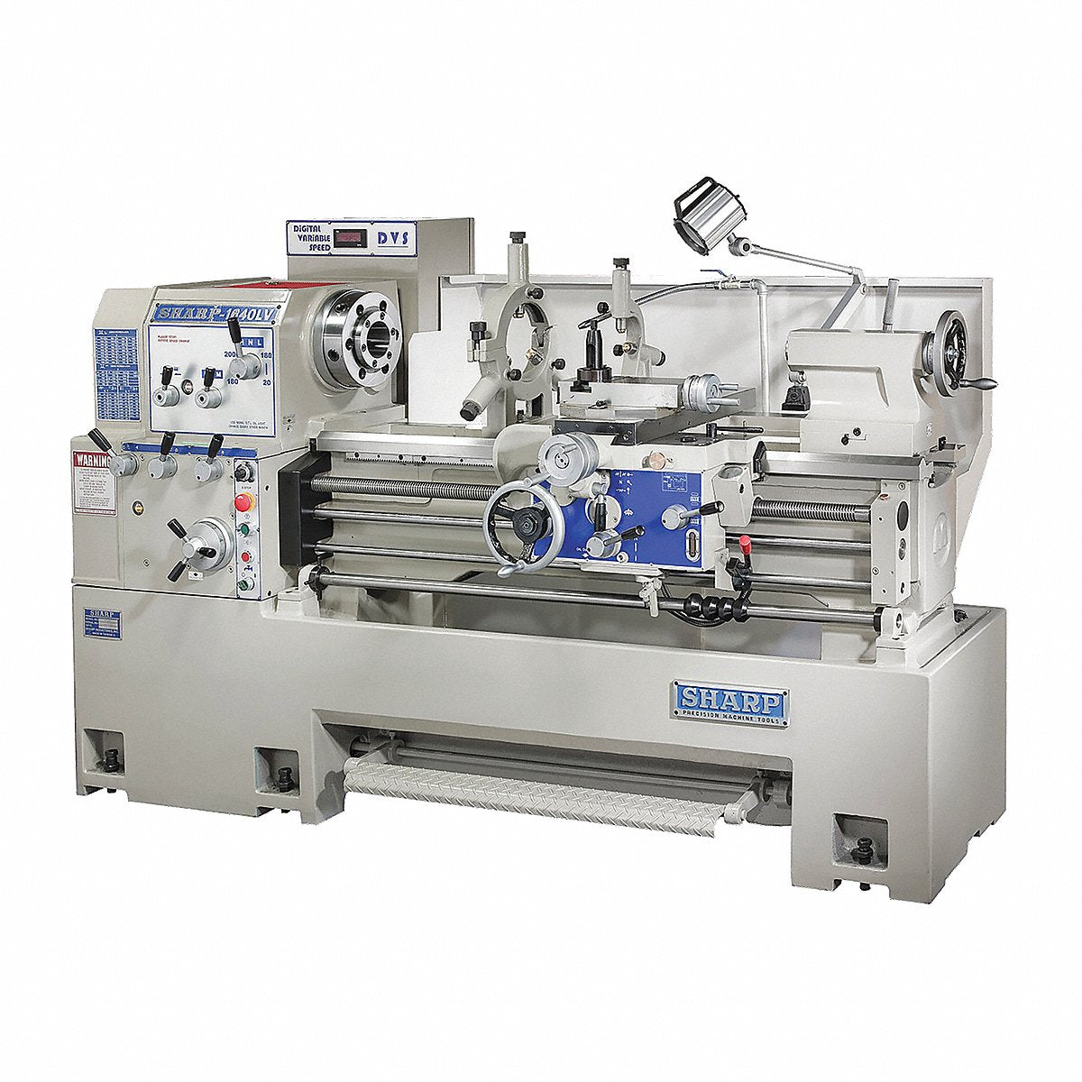 Sharp Engine Lathe, 7-1/2 HP, 3-Phase, 86-3/5 in Between Centers (1880LV)