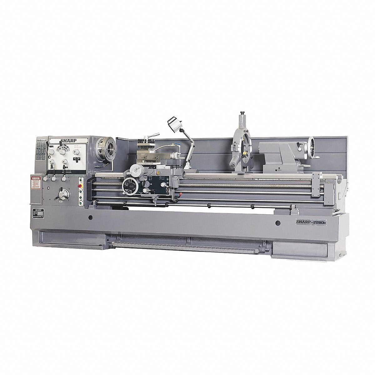 Sharp Engine Lathe, 15 HP, 3-Phase, 80 in Between Centers (2280B)