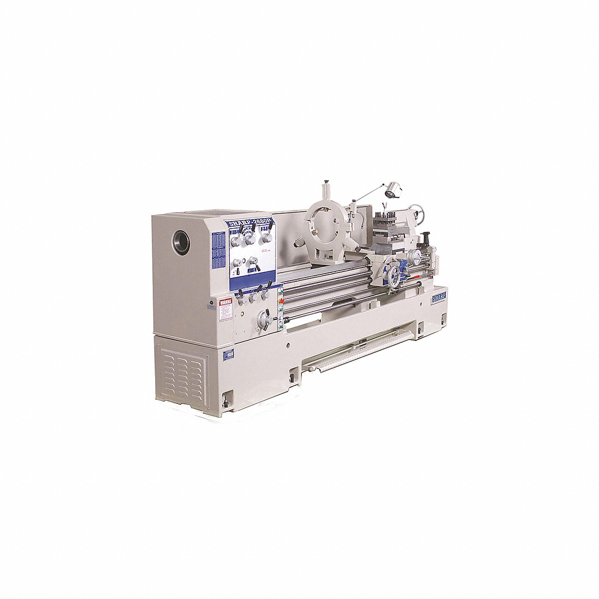 Sharp Engine Lathe, 15 HP, 3-Phase, 120 in Between Centers (30120B)