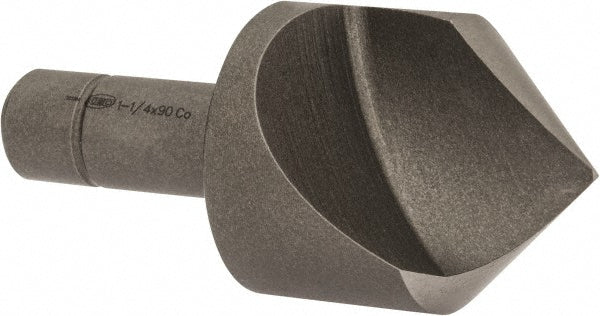 Keo 919-000-613 Countersink: 1-1/4" Head Dia, 90.00 deg Included Angle, 1 Flute, Cobalt Steel, Right Hand Cut