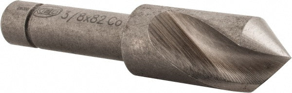 Keo 919-000-579 Countersink: 3/8" Head Dia, 82.00 deg Included Angle, 1 Flute, Cobalt Steel, Right Hand Cut
